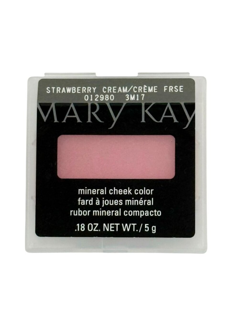 Mary Kay Mineral Cheek Color Strawberry Cream 012980 New .18 oz Discontinued